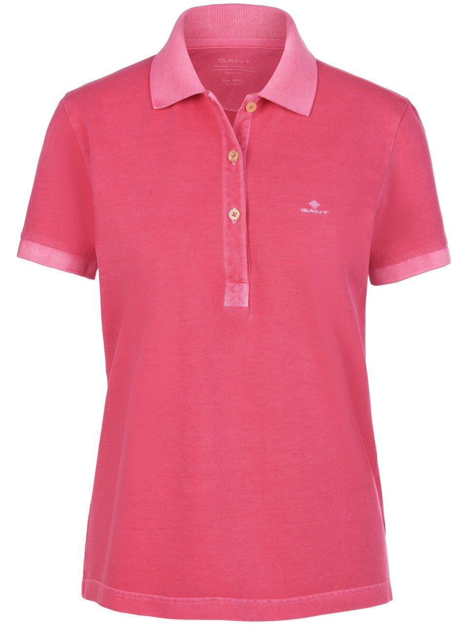 Poloshirt 100% katoen Van GANT pink