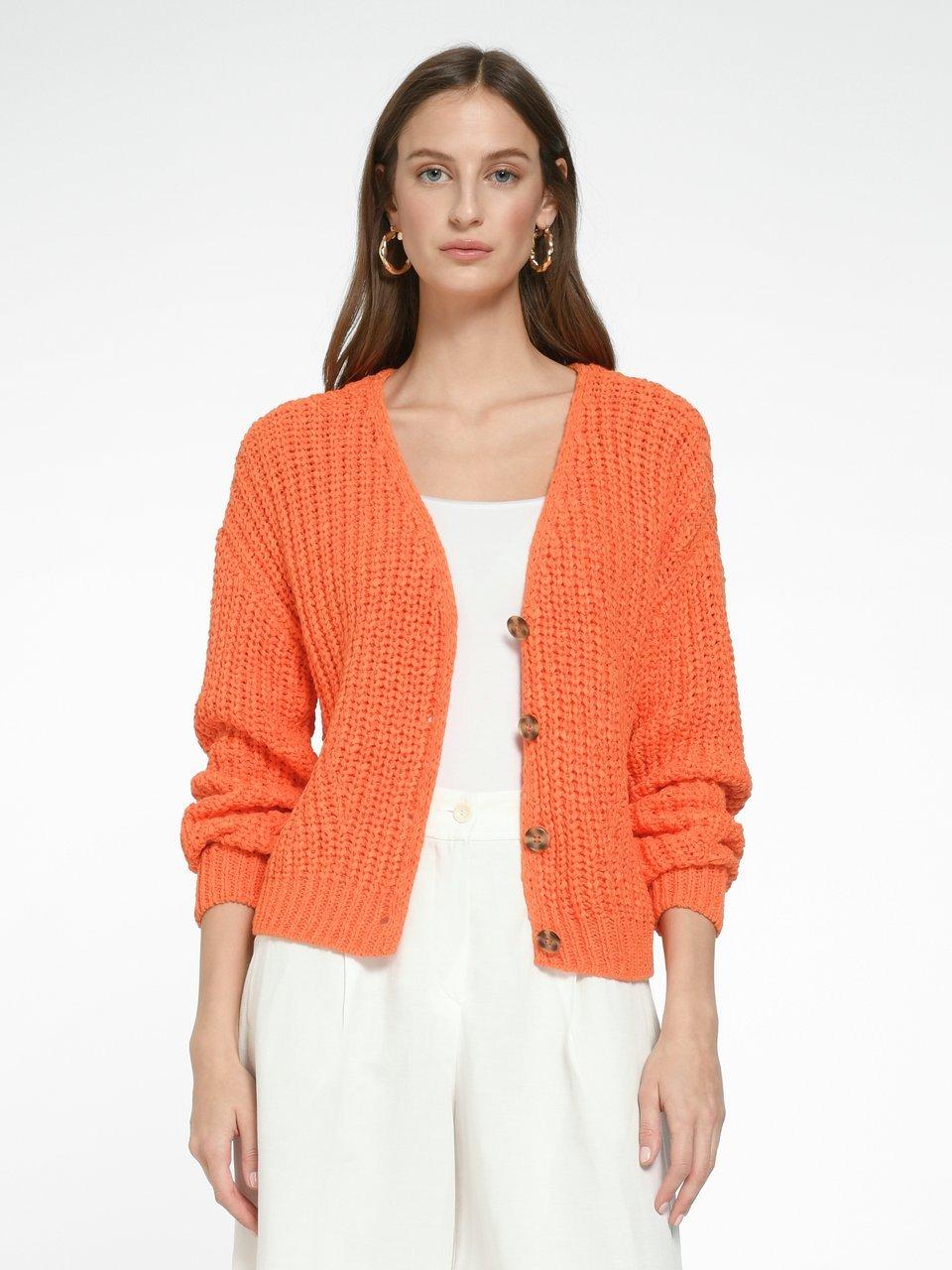 oui - Cardigan i grov ribstrik