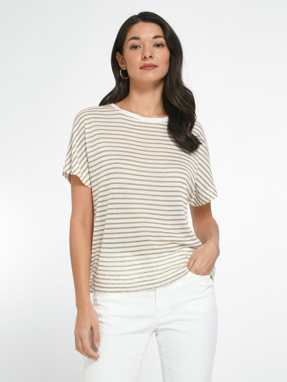 Peter Hahn - Shirt met ronde hals en verbrede schouders