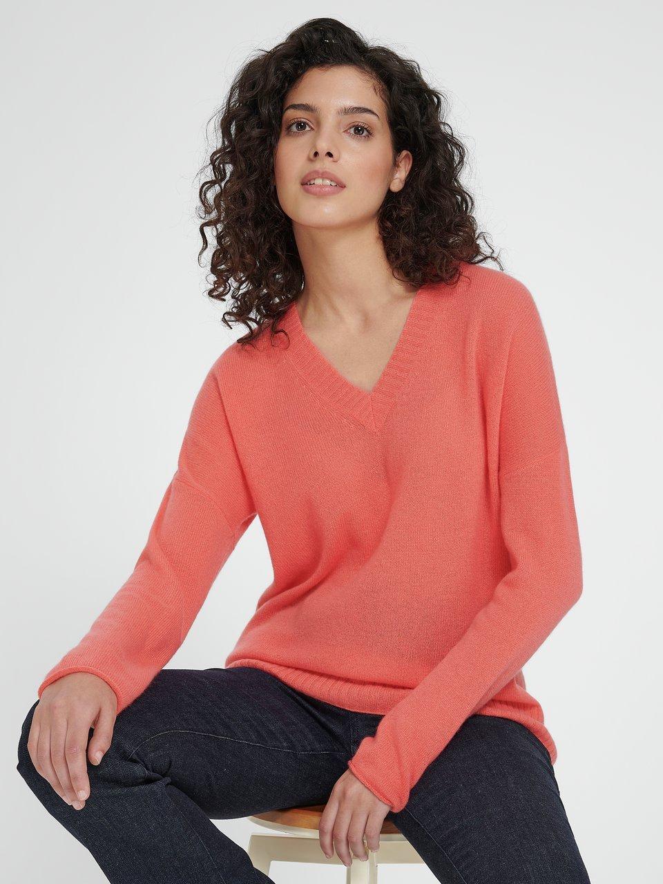 include - V-Pullover aus 100% Kaschmir
