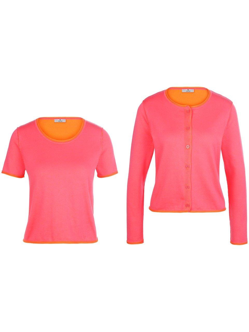 Thumbnail - Peter Hahn - Twinset aus 100% SUPIMA®-Baumwolle, pink, Gr. 52 / XXL - Baumwolle