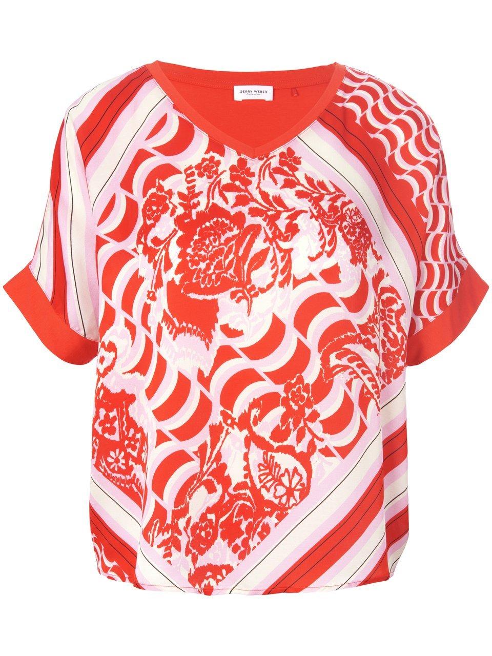 GERRY WEBER Dames Shirt met halflange mouwen Lila/Pink/Rot/Orange Druck-40