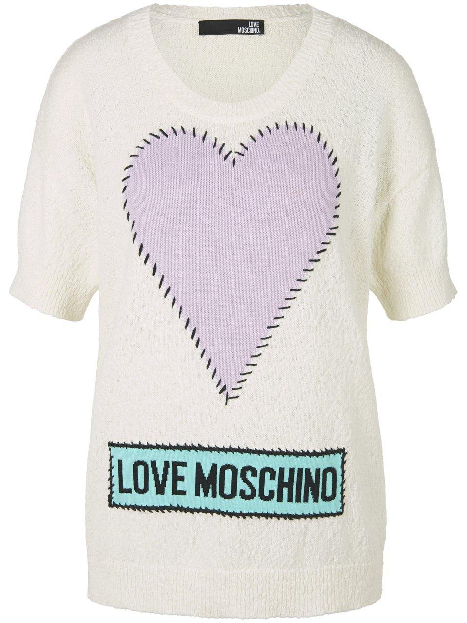 Gebreide trui Van Love Moschino wit