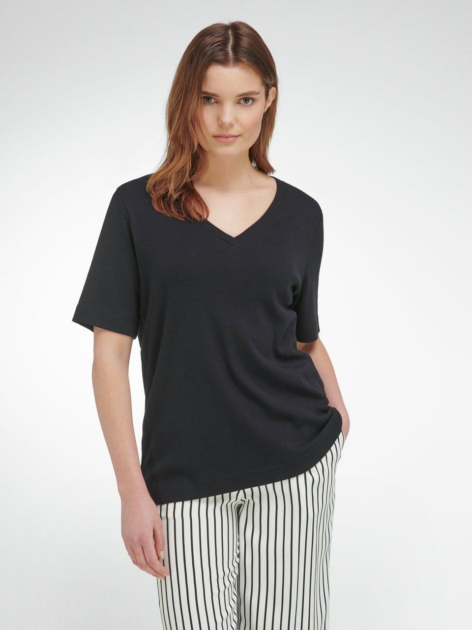 Peter Hahn - Shirt met V-hals en korte mouwen