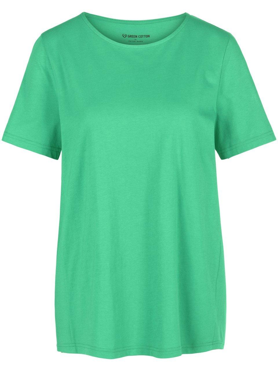 Rundhals-Shirt Benedikte Green Cotton grün günstig online kaufen
