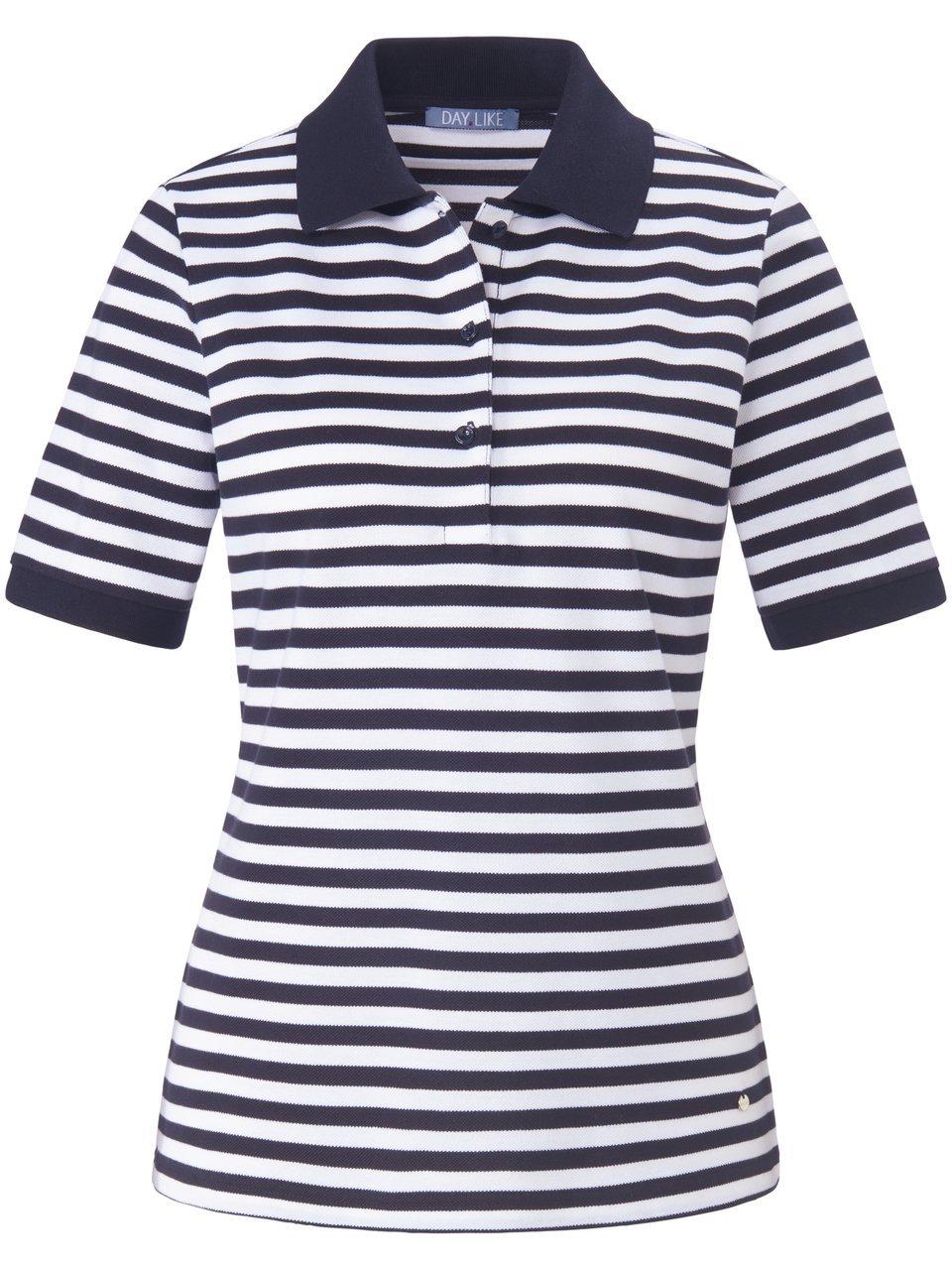 Polo-Shirt 1/2-Arm DAY.LIKE blau günstig online kaufen