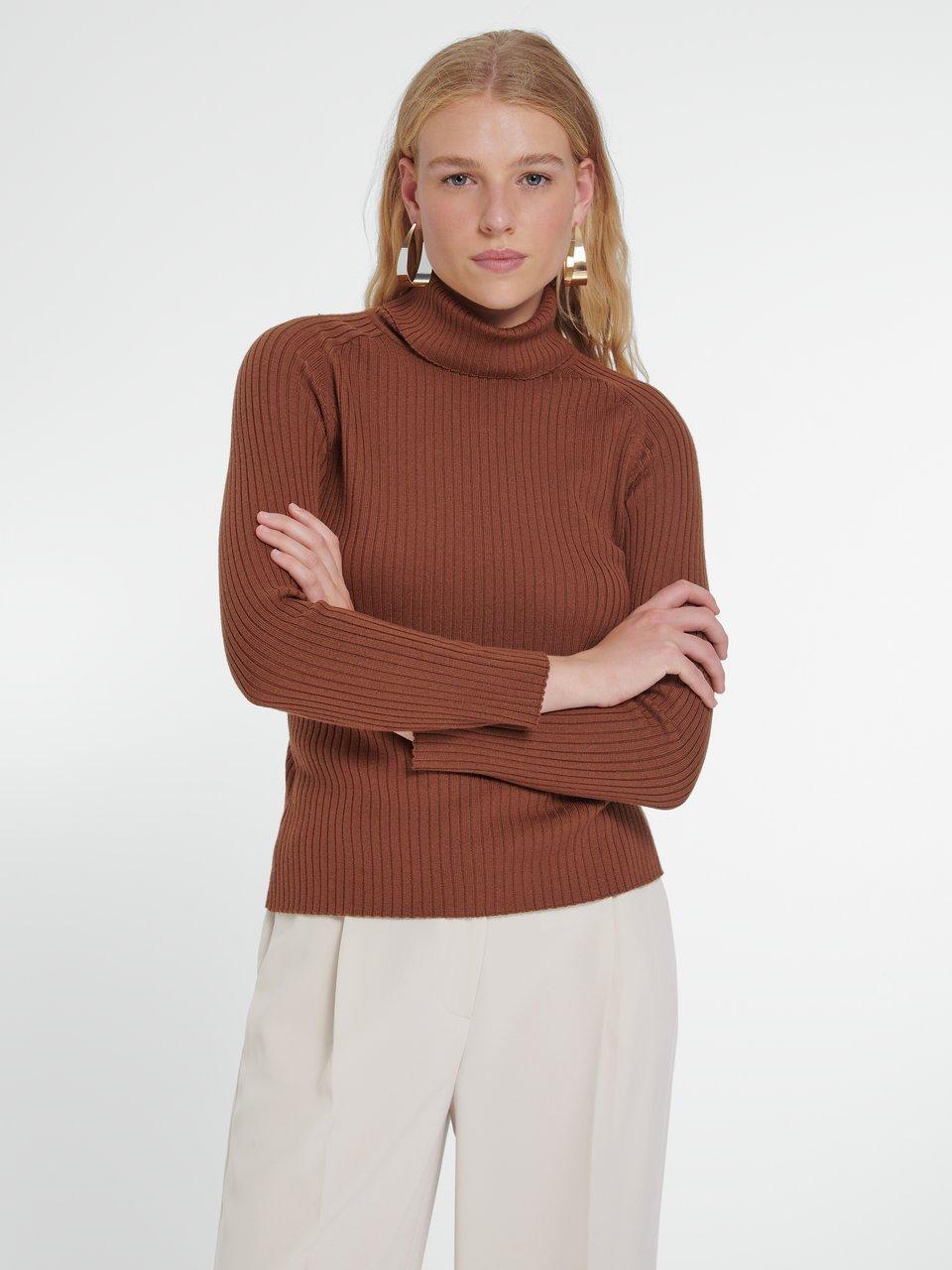 Peter Hahn - Rollkragen-Pullover aus 100% Schurwolle-Merino