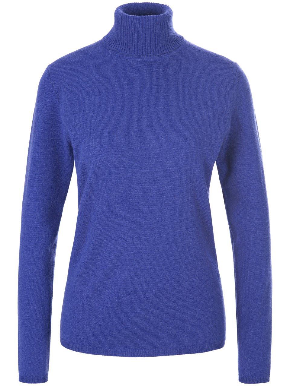 Rollkragen-Pullover aus Schurwolle und Kaschmir include lila günstig online kaufen