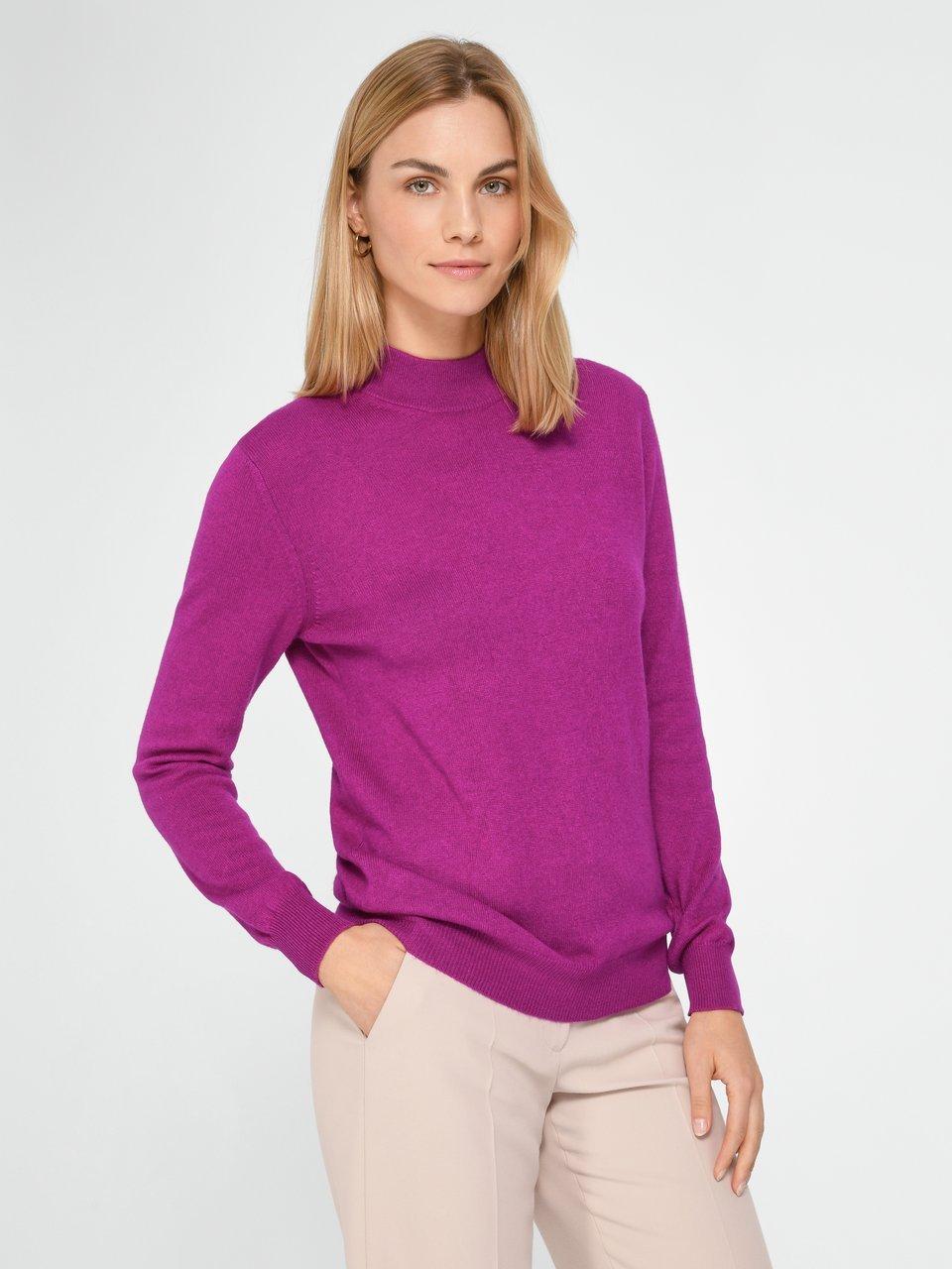 Peter Hahn Seide/Kaschmir - Stehbund-Pullover Modell Sabrina