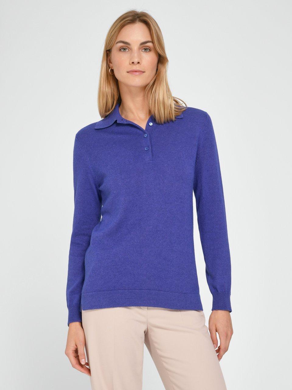 Peter Hahn Seide/Kaschmir - Polo-Pullover Modell Pia