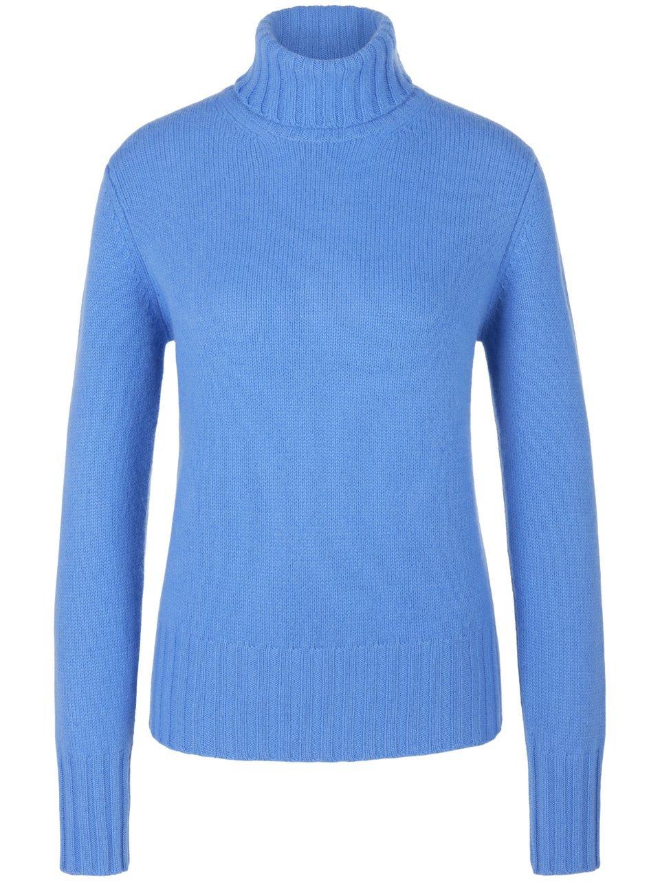 Pullover aus 100% Premium-Kaschmir Peter Hahn Cashmere blau günstig online kaufen