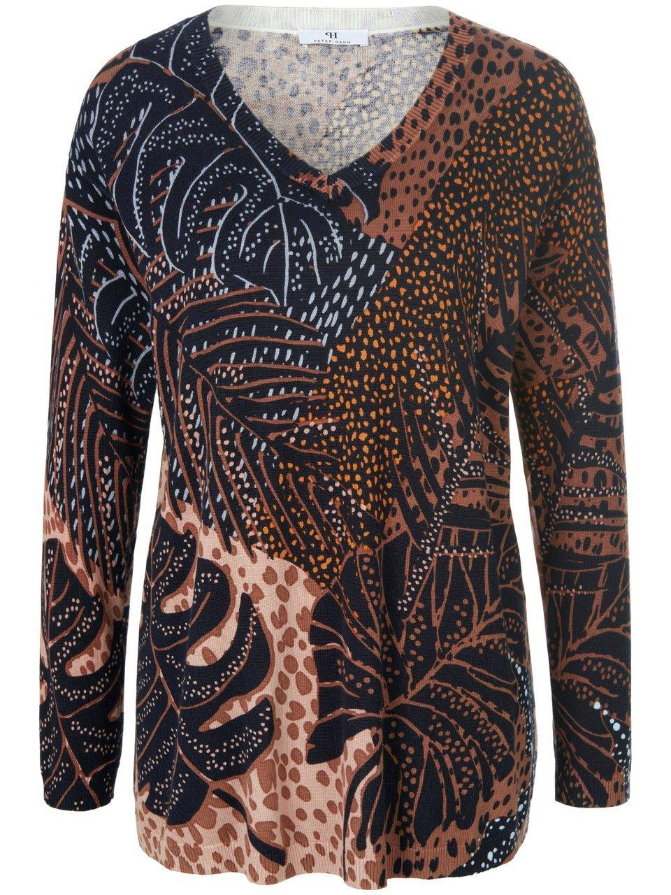 V-Pullover Peter Hahn blau günstig online kaufen