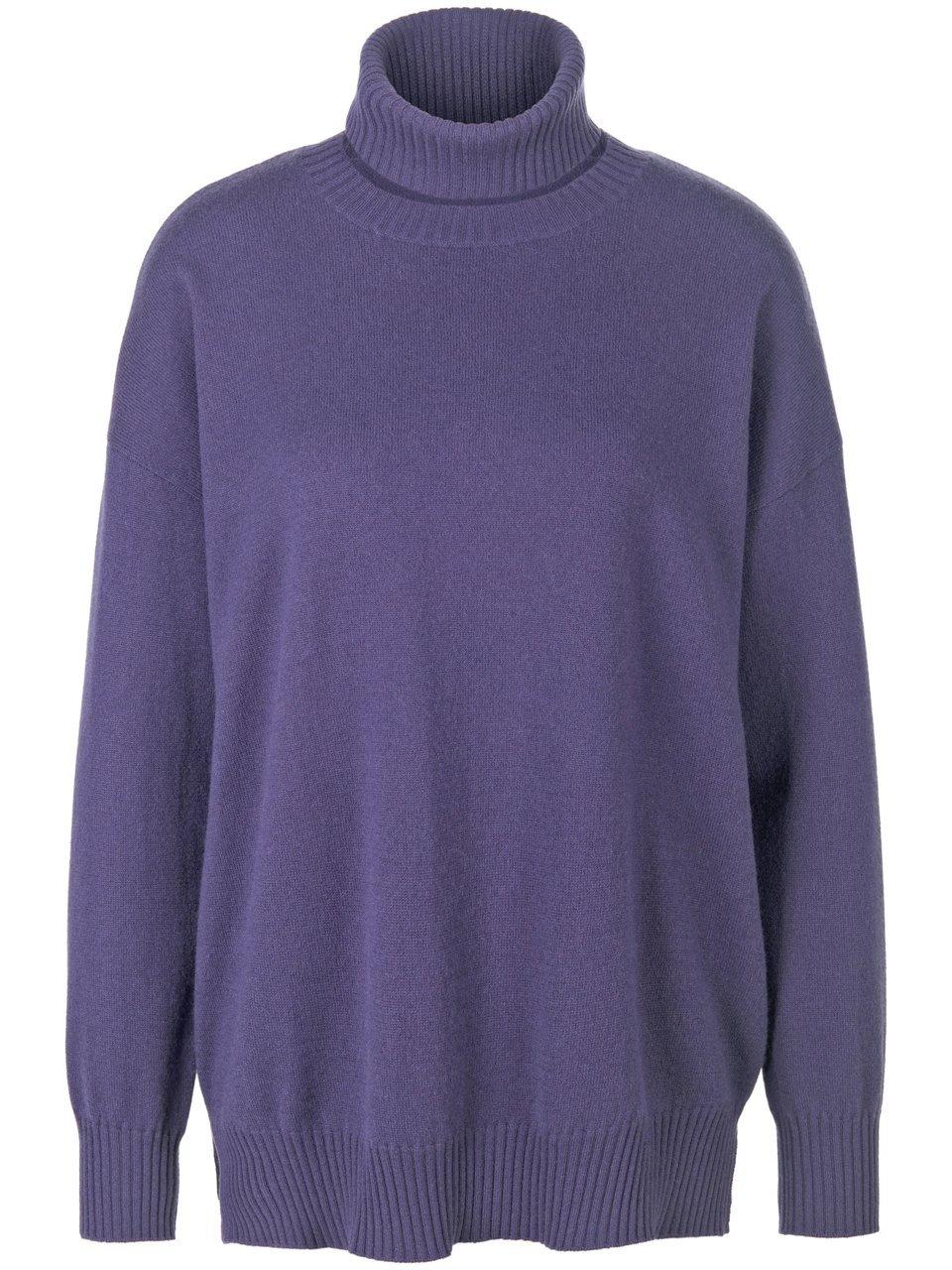 Pullover aus 100% Kaschmir Peter Hahn Cashmere lila günstig online kaufen