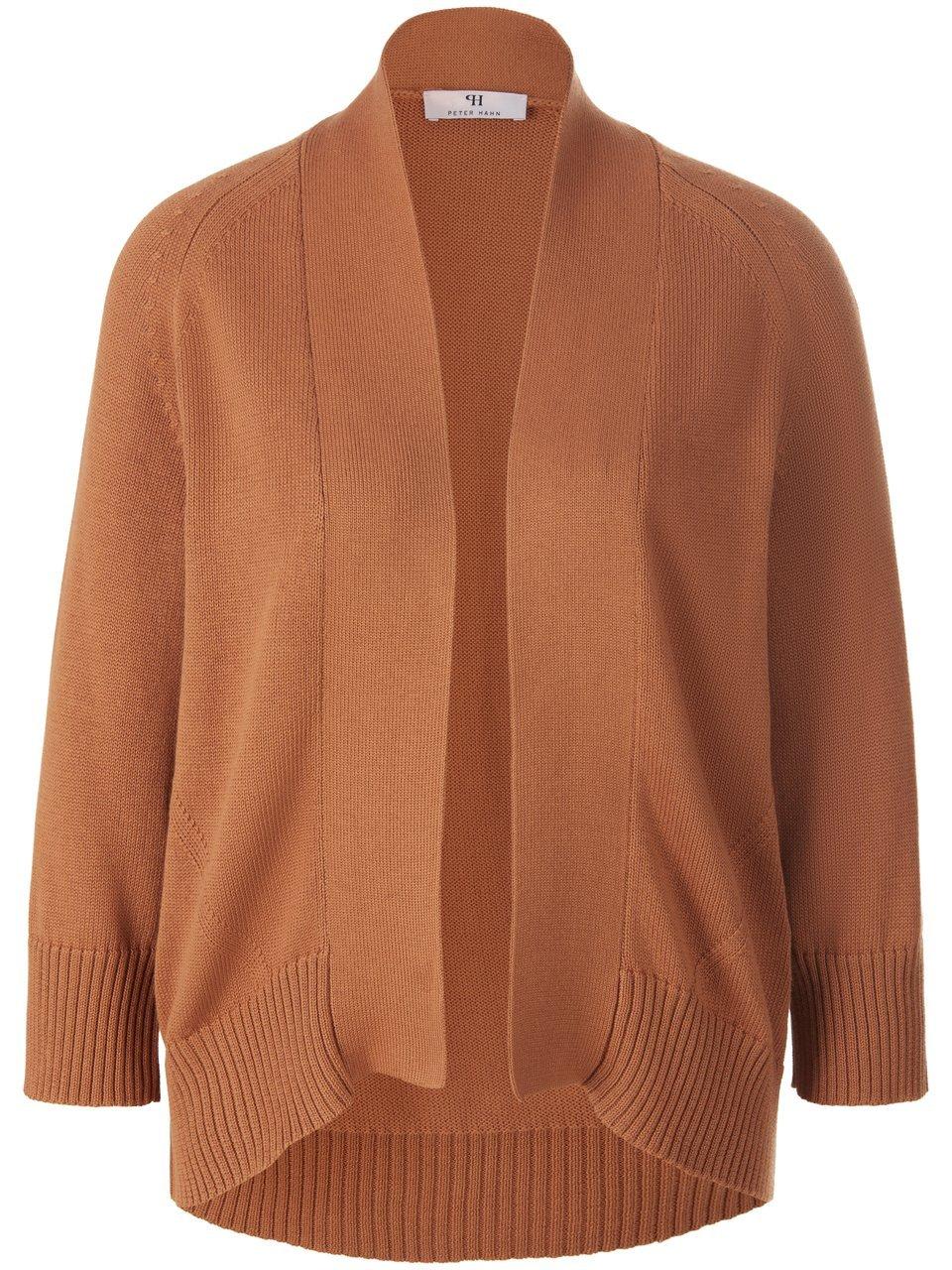Strickjacke 3/4-Arm aus 100% SUPIMA®-Baumwolle Peter Hahn blau günstig online kaufen