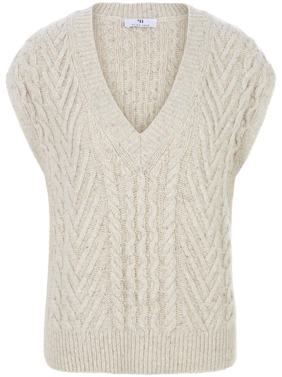 Slip-over tweedgaren Van Peter Hahn beige