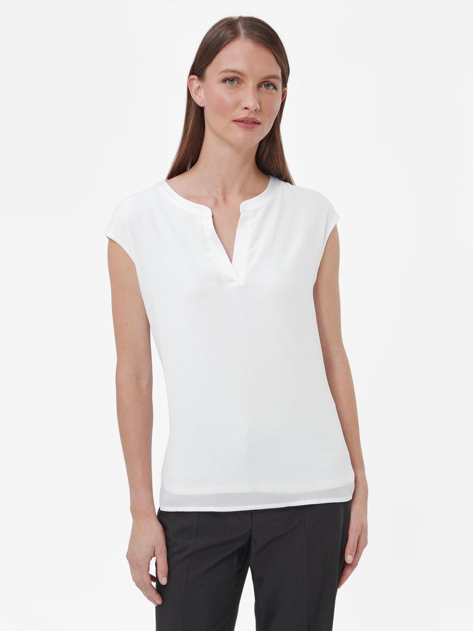 comma, - Shirt mit V-Ausschnitt