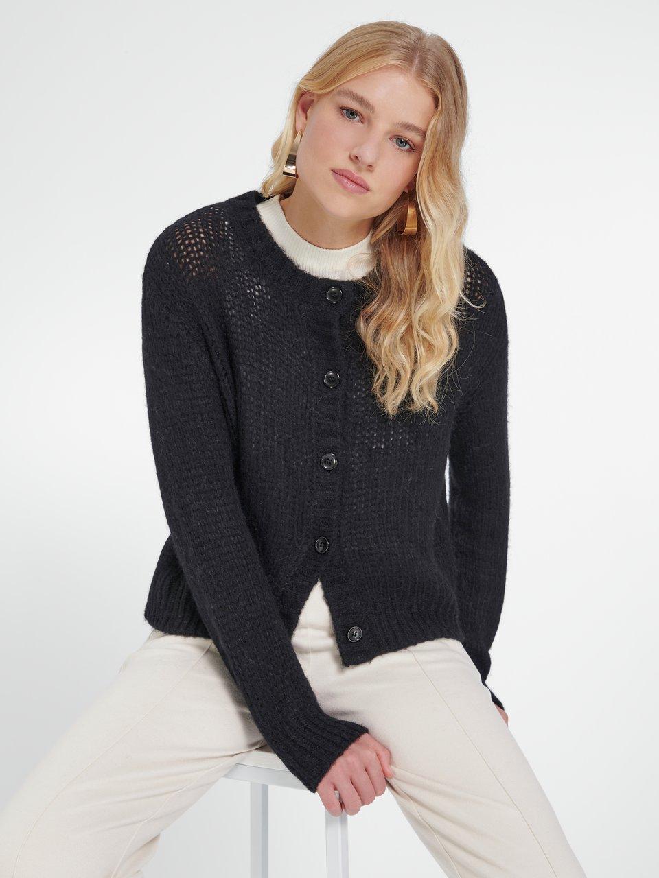 Peter Hahn - Strickjacke mit überschnittener Schulter