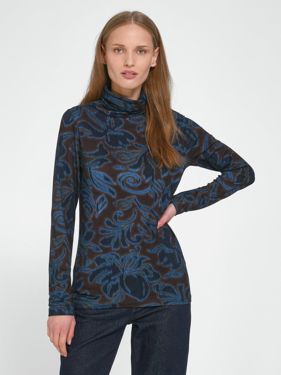 Peter Hahn - Shirt met col en lange mouwen