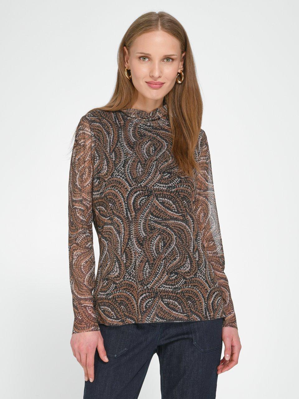 Peter Hahn - Mesh-shirt met lange mouwen