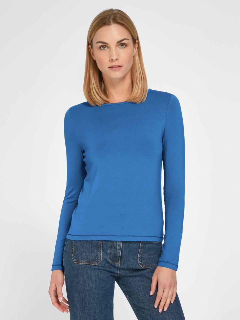 Royal blue long discount sleeve t shirt womens