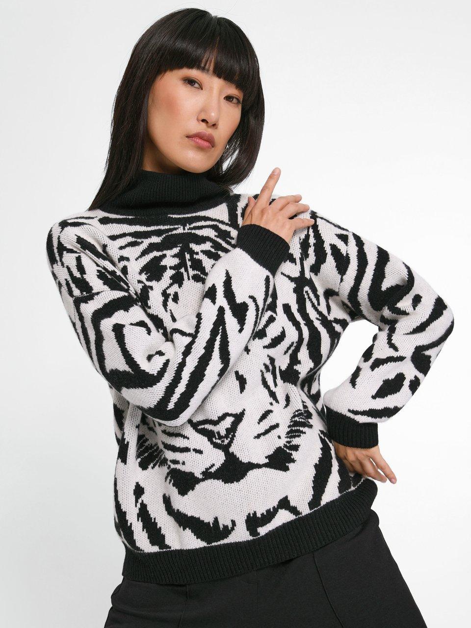 BASLER - Strickpullover mit Stehkragen