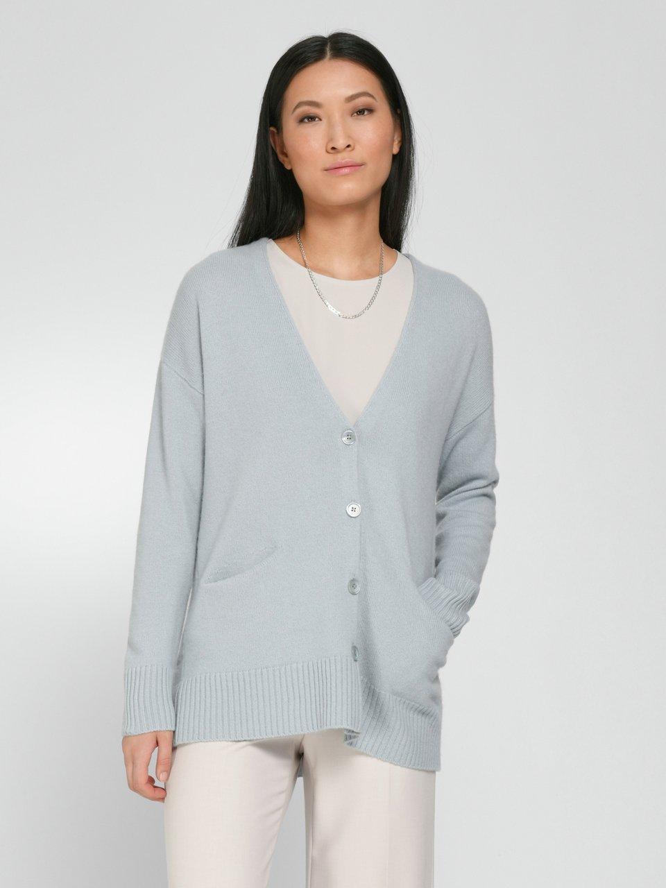 Peter Hahn - Strickjacke aus Schurwolle und Kaschmir