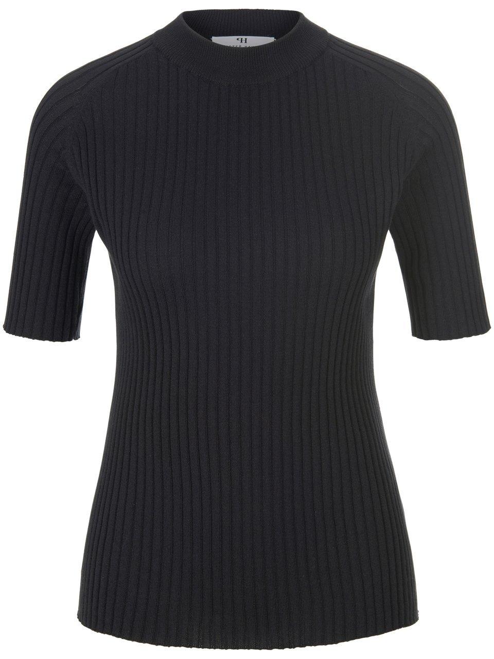 Rundhals-Pullover 1/2-Arm Peter Hahn schwarz günstig online kaufen
