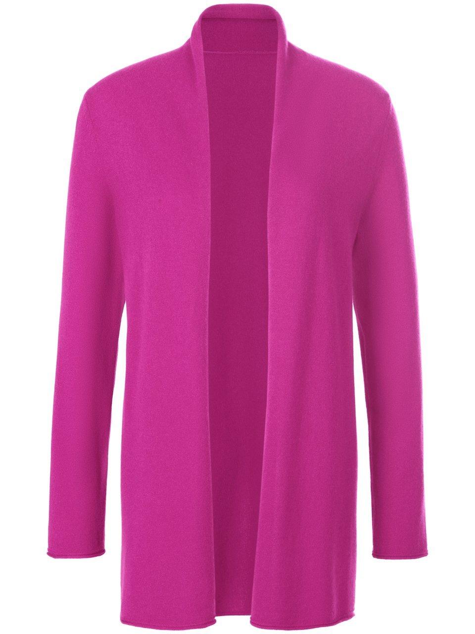 Strickjacke aus Schurwolle und Kaschmir include pink günstig online kaufen