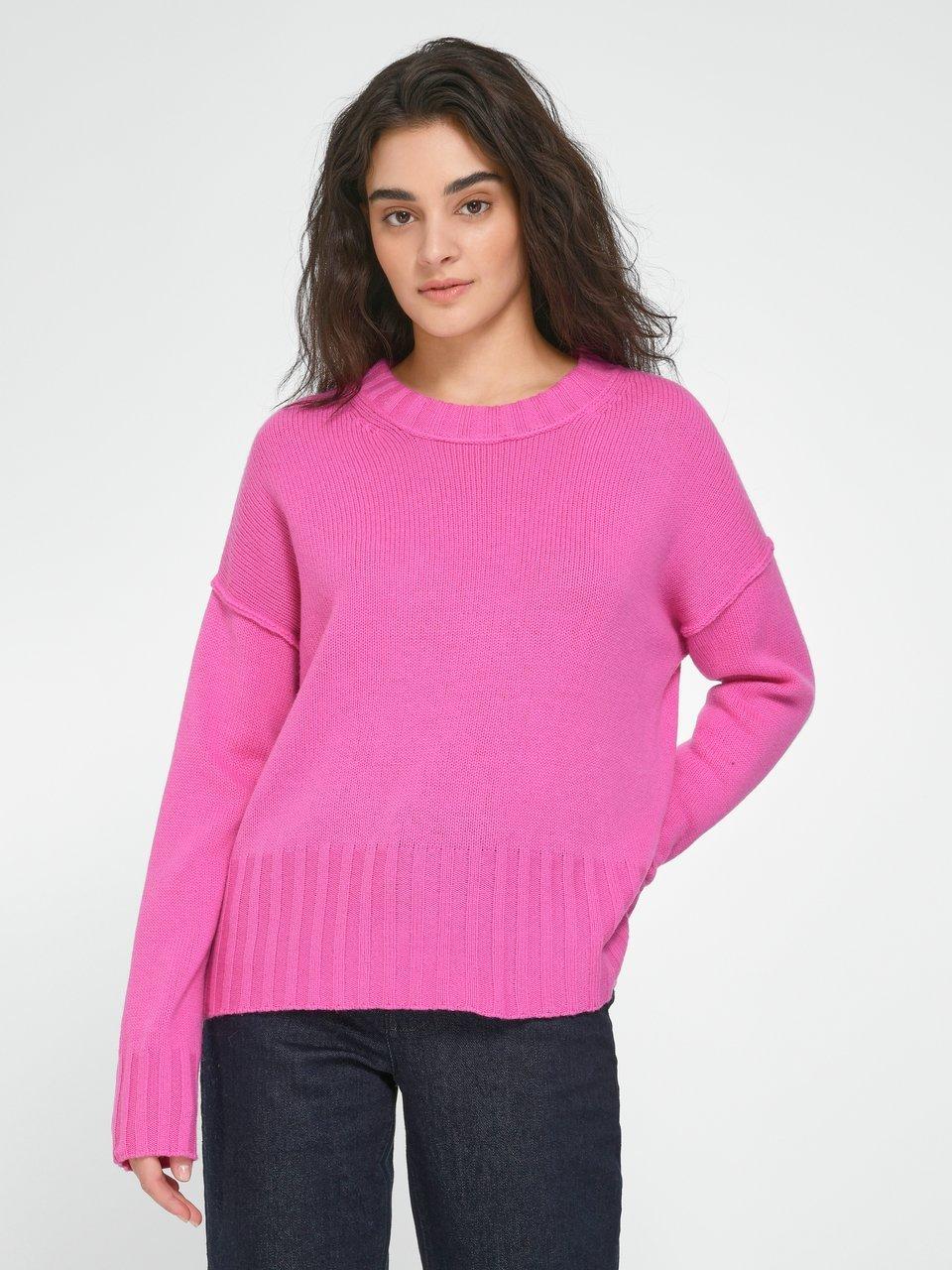 include - Rundhals-Pullover aus Schurwolle und Kaschmir