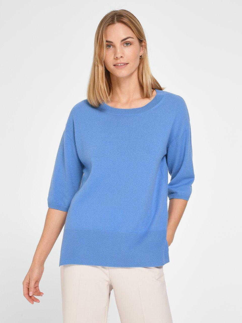 include - Rundhals-Pullover aus Kaschmir und Seide