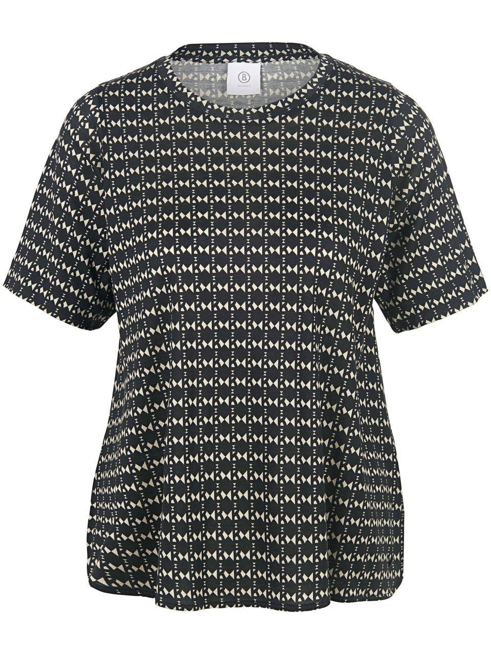 Shirt ronde hals Karlie 100% zijde Van Bogner zwart