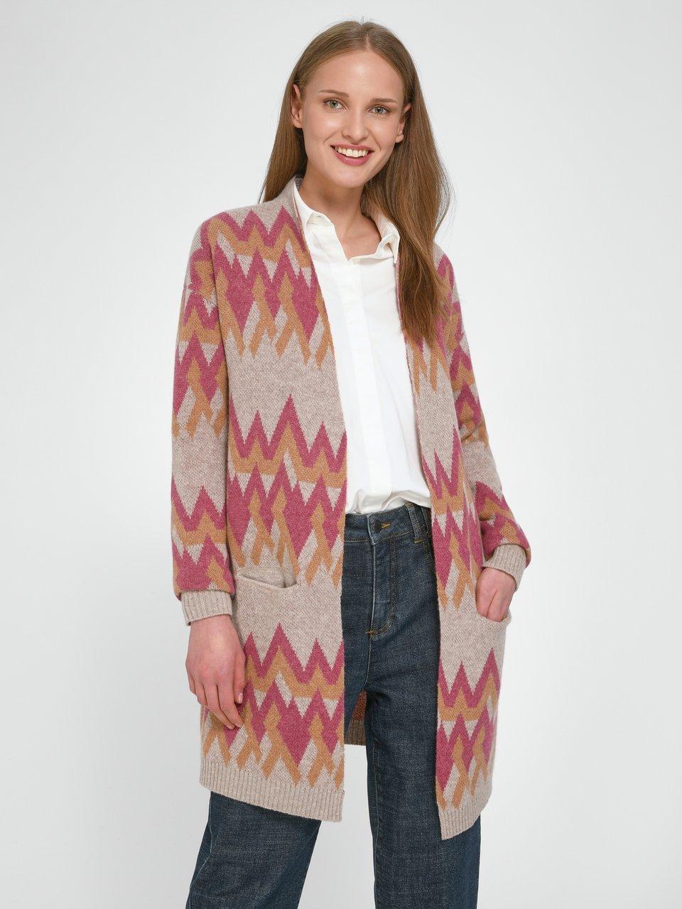 Peter Hahn - Long-Strickjacke
