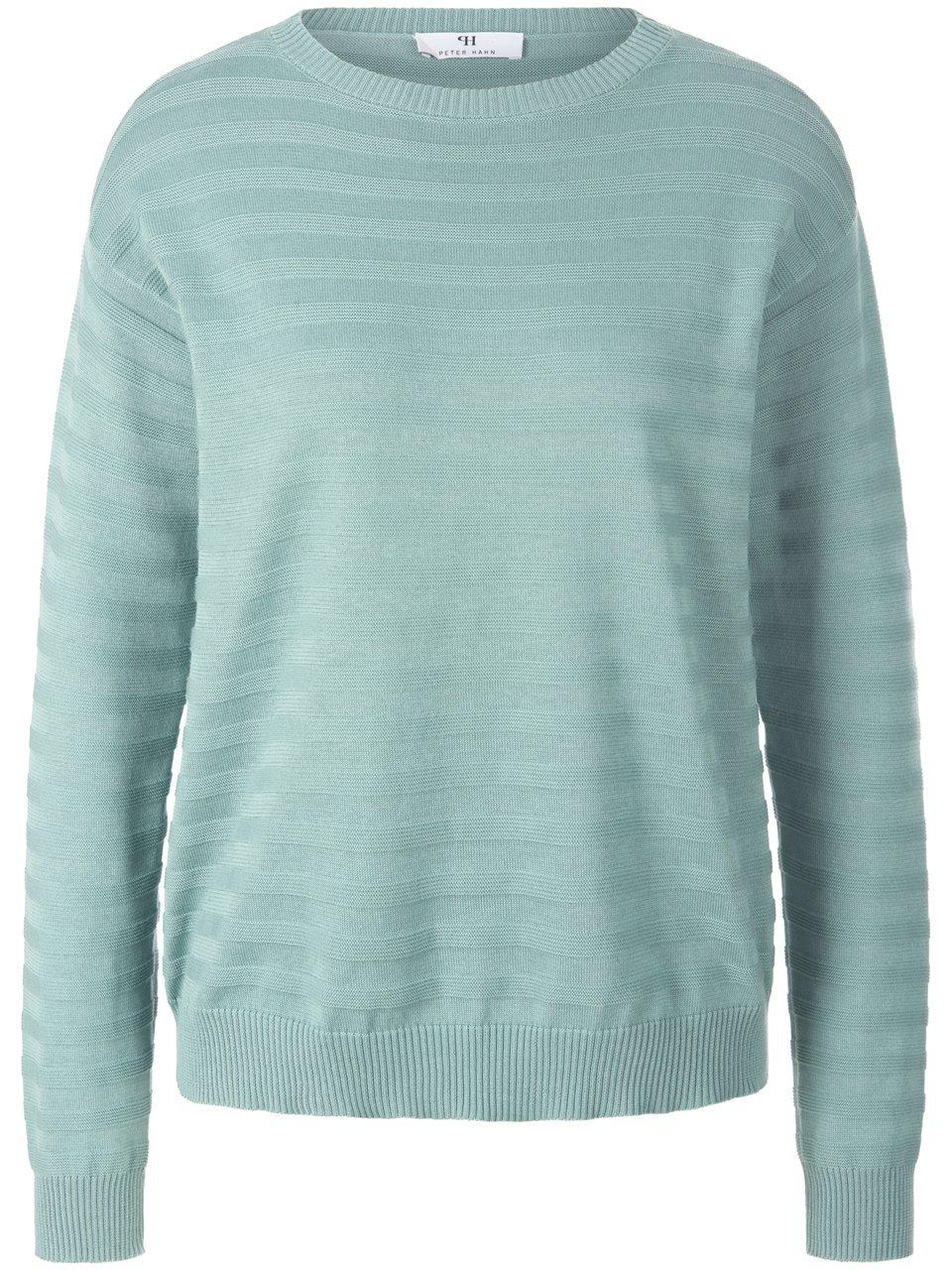 Rundhals-Pullover aus 100% SUPIMA®-Baumwolle Peter Hahn grün günstig online kaufen