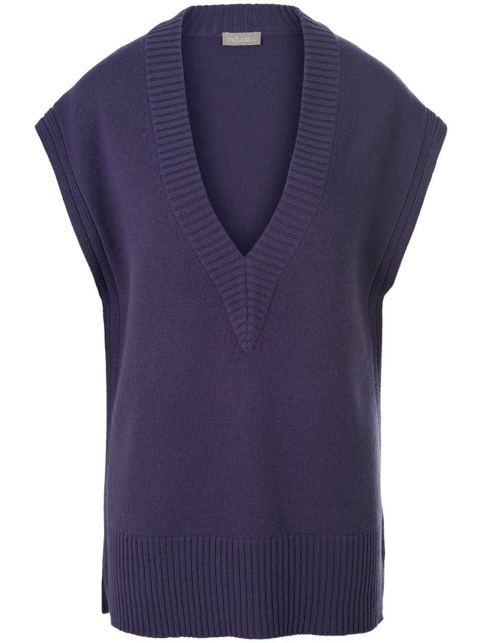Slip-over 100% kasjmier Van include paars