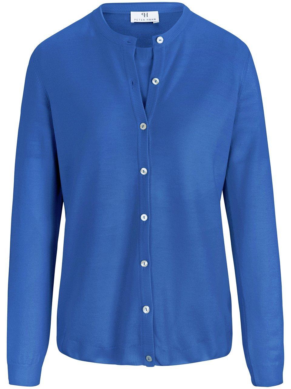 Thumbnail - Peter Hahn - Twinset aus 100%Schurwolle Pure Tasmanian Wool, blau, Gr. 40 / M - Schurwolle