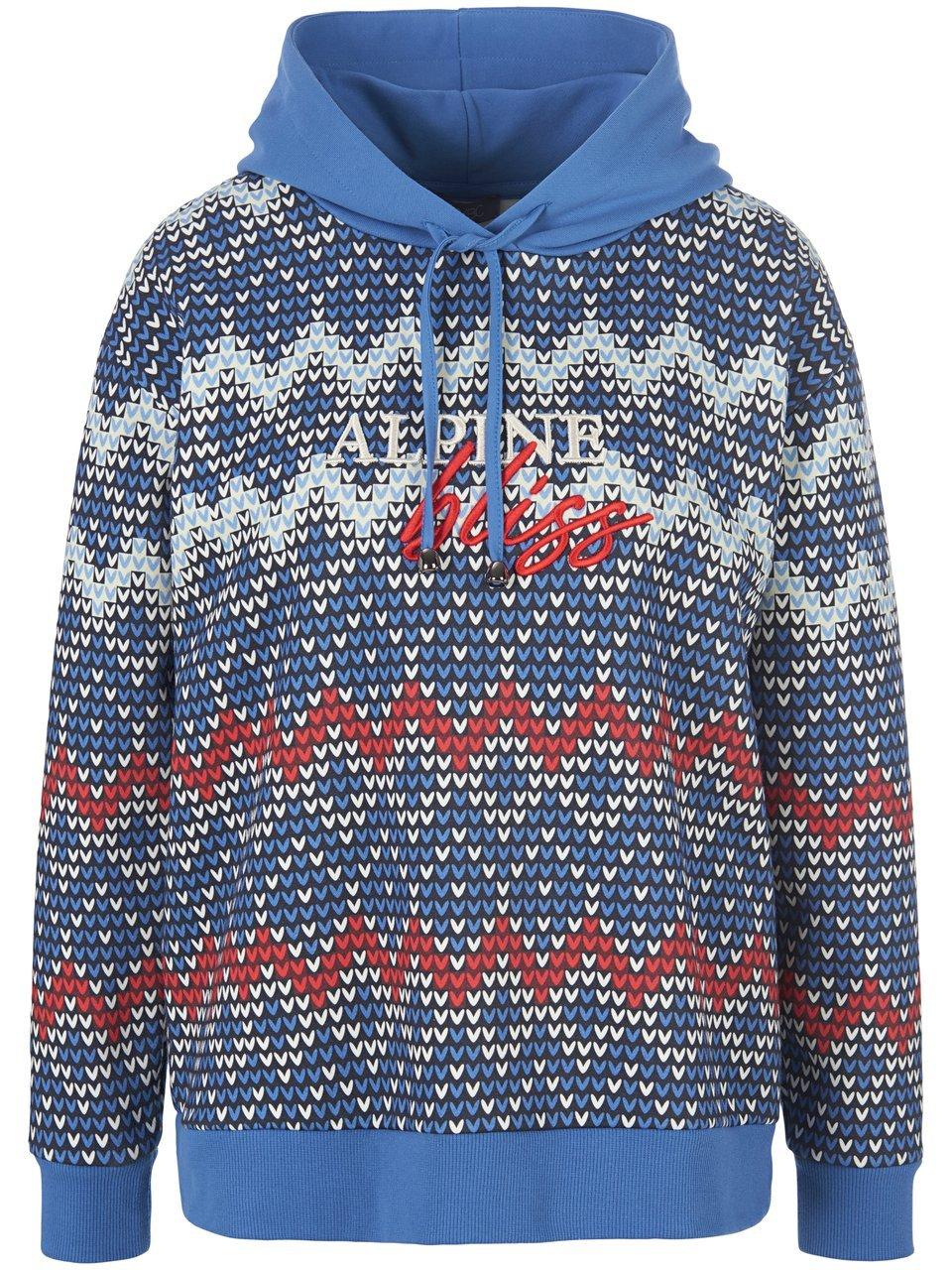 Hoodie-sweatshirt 100% katoen Van MYBC blauw