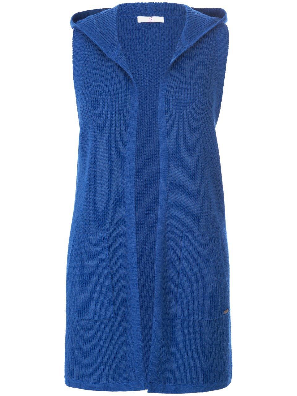 Mouwloos vest capuchon Van Emilia Lay blauw