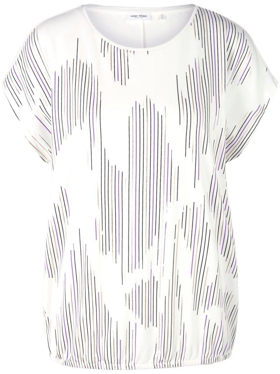 GERRY WEBER Dames Shirt met korte mouwen Off-white-48