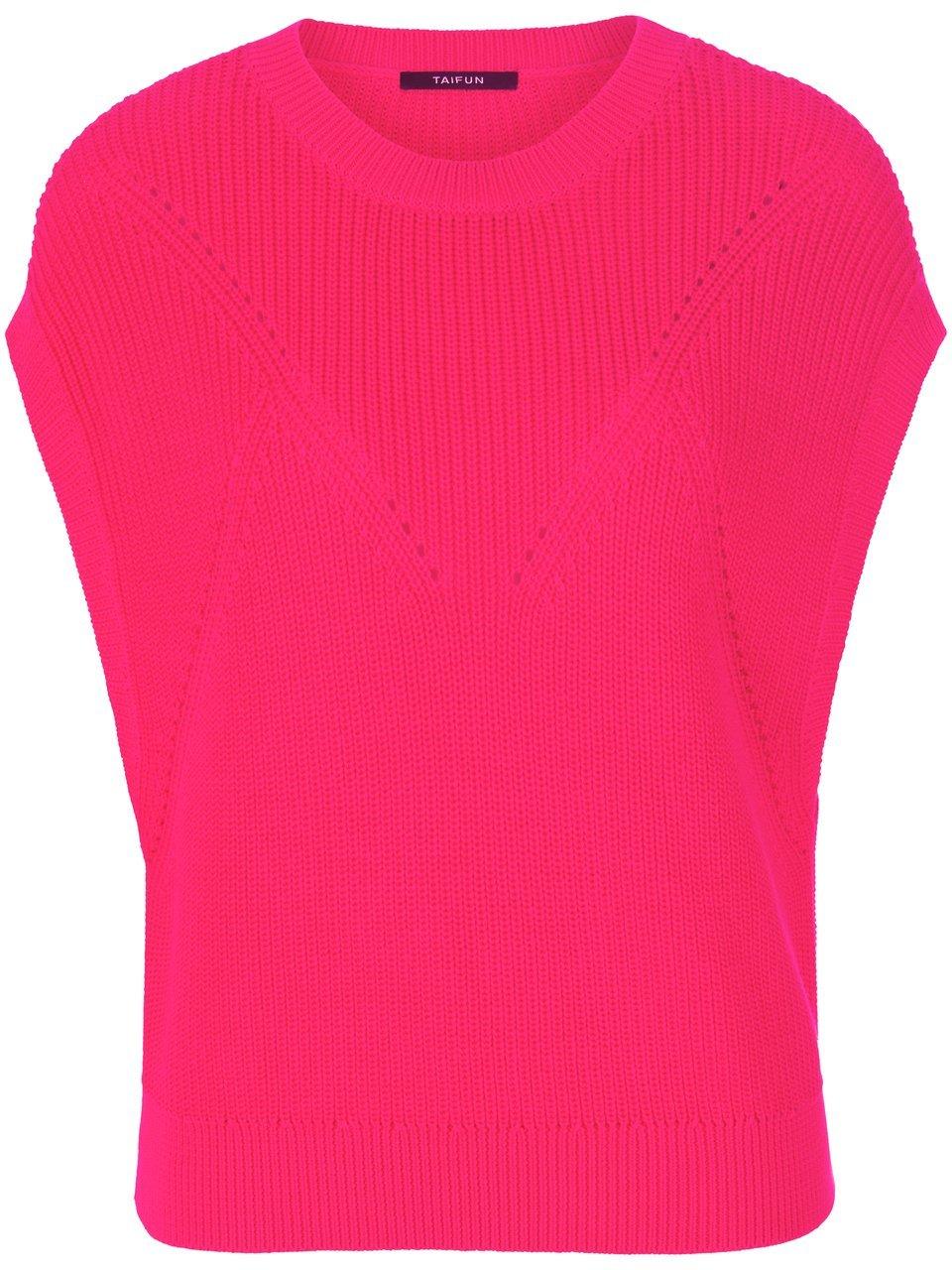 Slip-over ronde hals Van Taifun pink