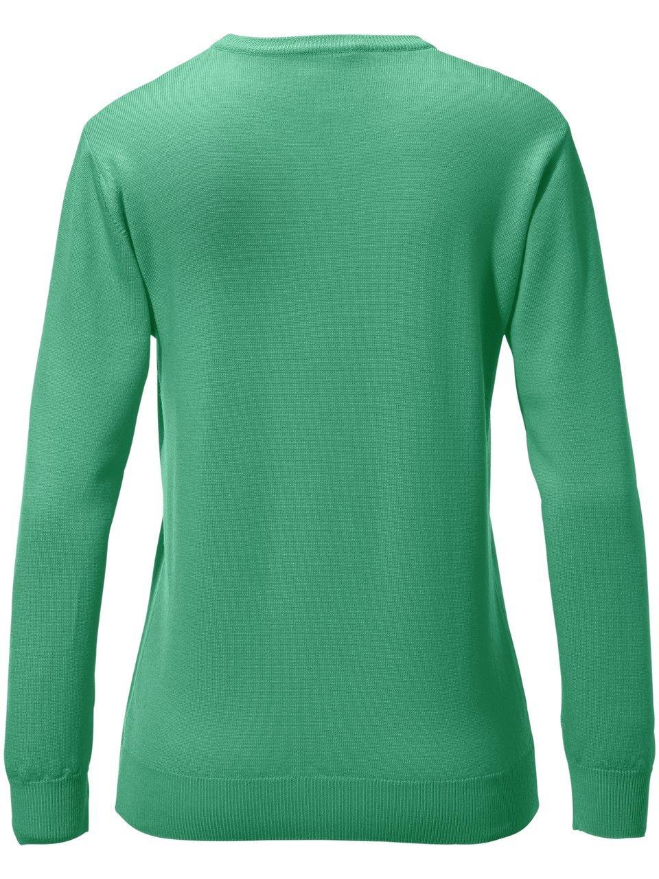 Thumbnail - Pullover aus 100% Schurwolle-Pure Tasmanian Wool Peter Hahn grün