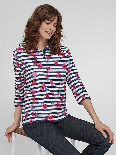 Rabe - Polo shirt in 100% cotton - multicoloured/navy