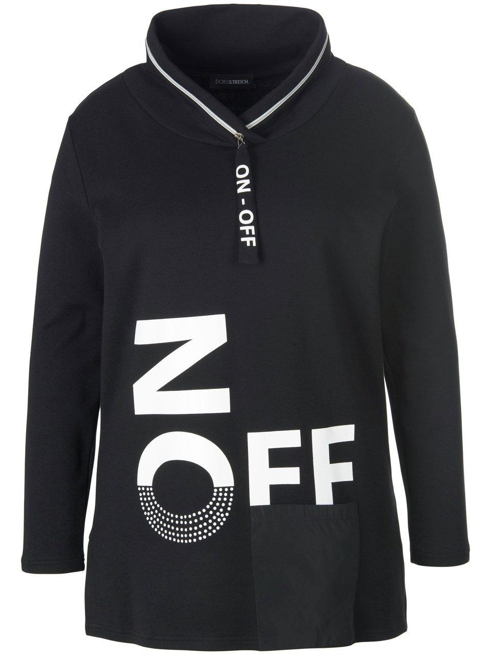 Sweatshirt lange mouwen Van Doris Streich zwart