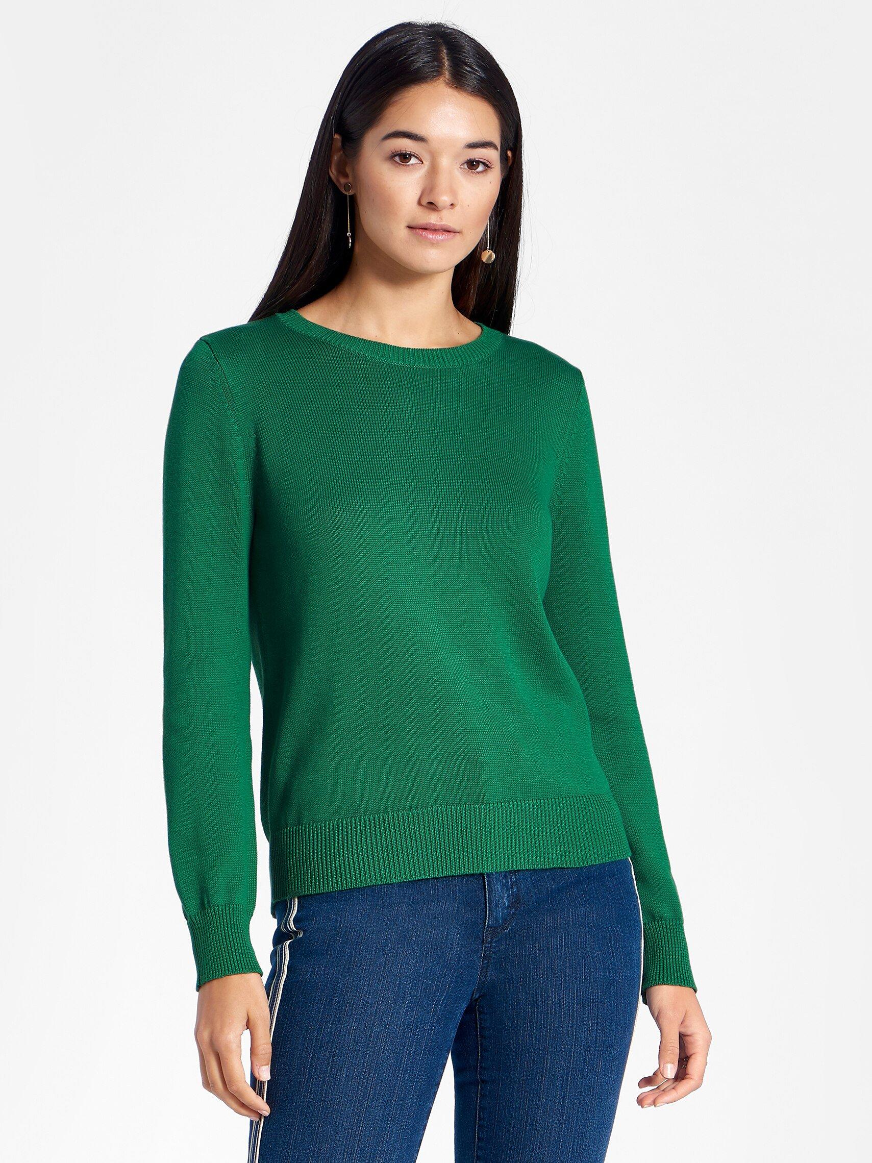 Peter Hahn - Rundhals-Pullover aus 100% SUPIMA®-­Baumwolle