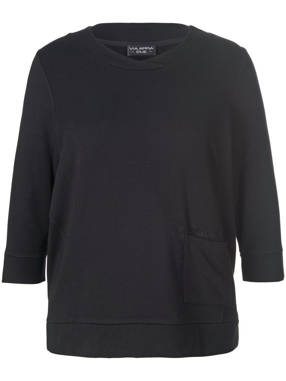 Sweatshirt 3/4-mouwen Van Via Appia Due zwart