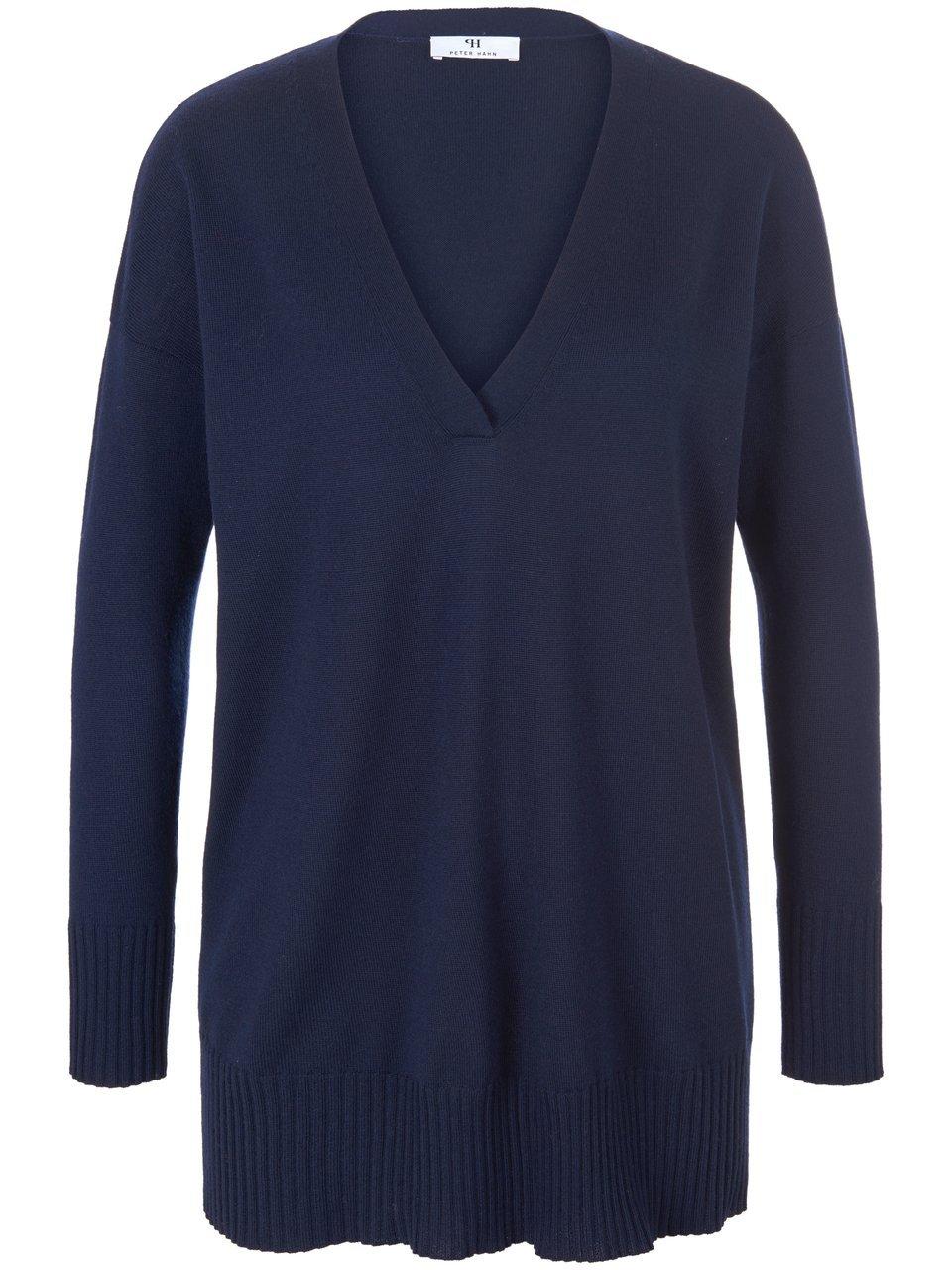 V-Pullover Peter Hahn blau günstig online kaufen