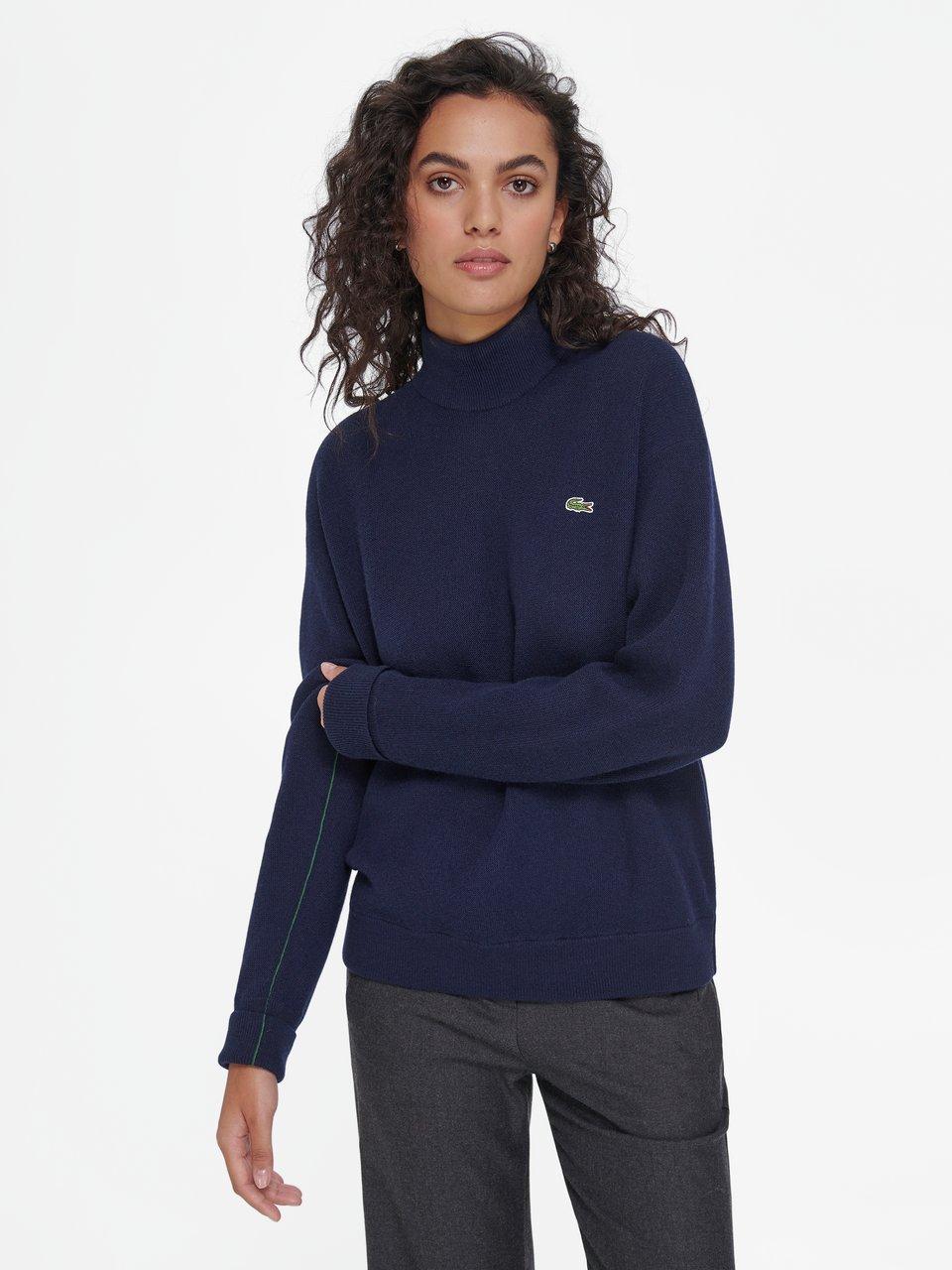 Lacoste Le pull bleu fonc