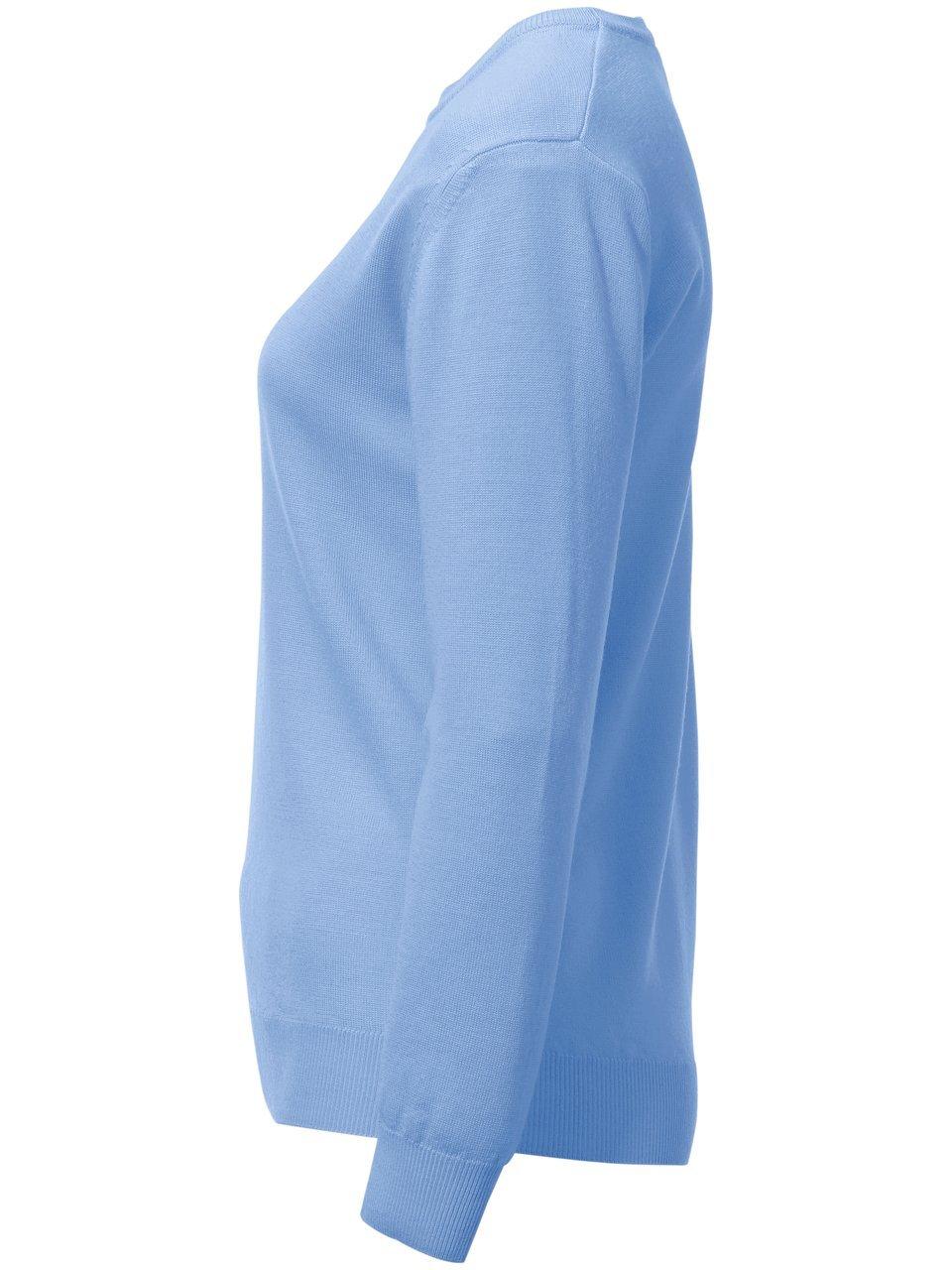 Thumbnail - Pullover aus 100% Schurwolle-Pure Tasmanian Wool Peter Hahn blau