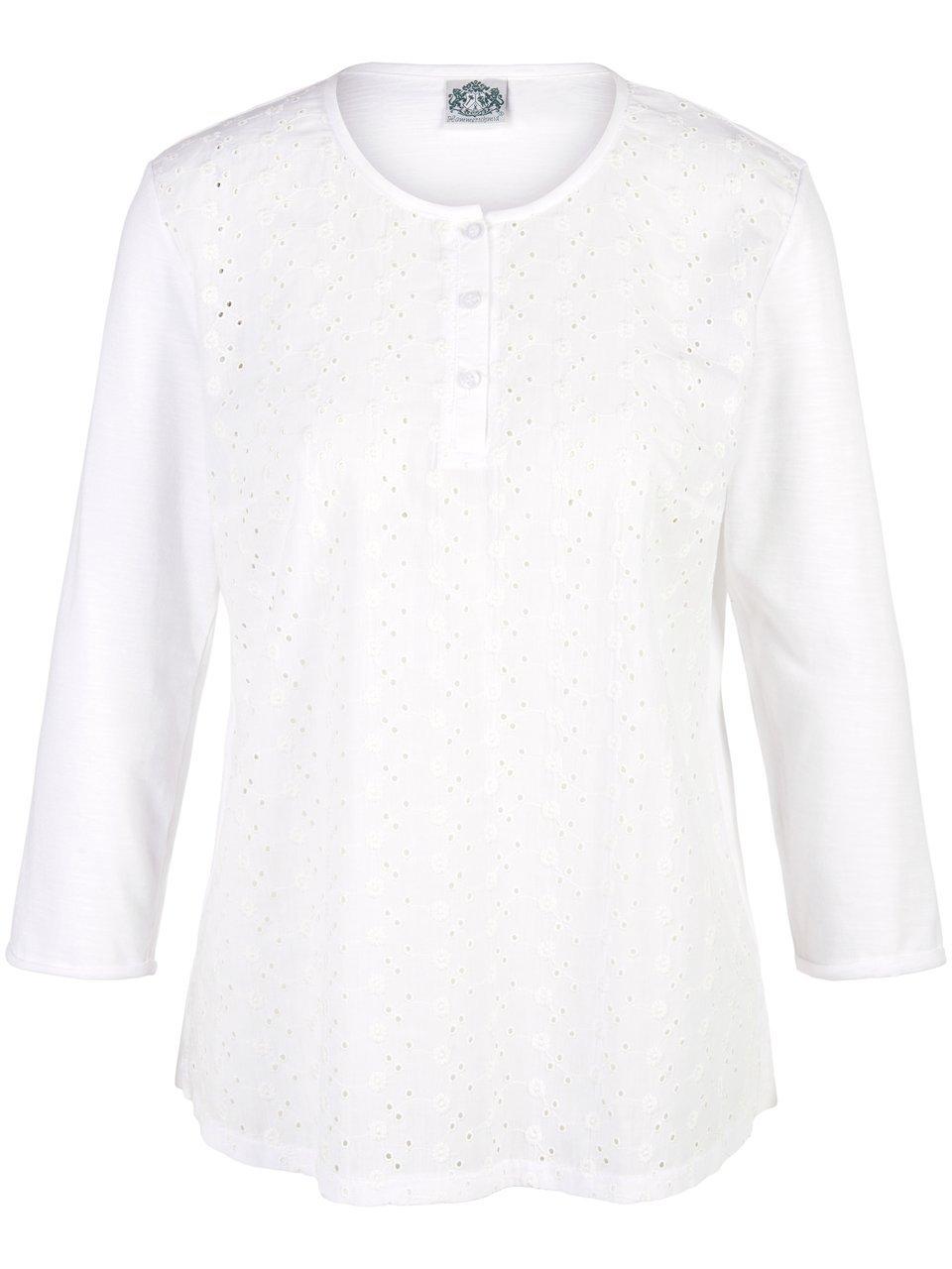 Shirtblouse 100% katoen Van Hammerschmid wit