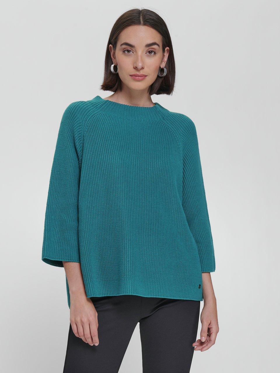 Monari - Rundhals-Pullover mit 3/4-Raglanarm