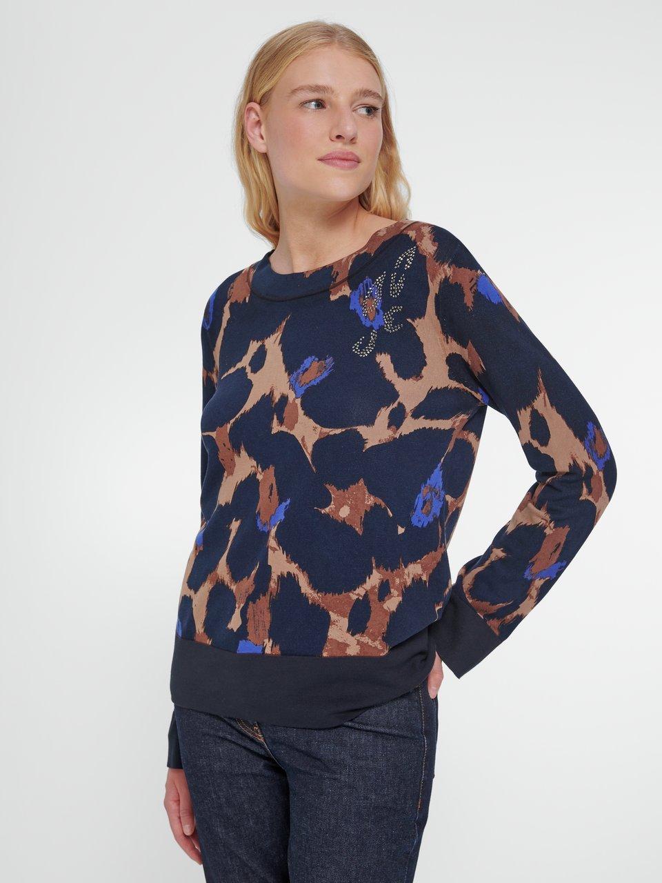 Betty Barclay Le pull manches longues camel multicolore